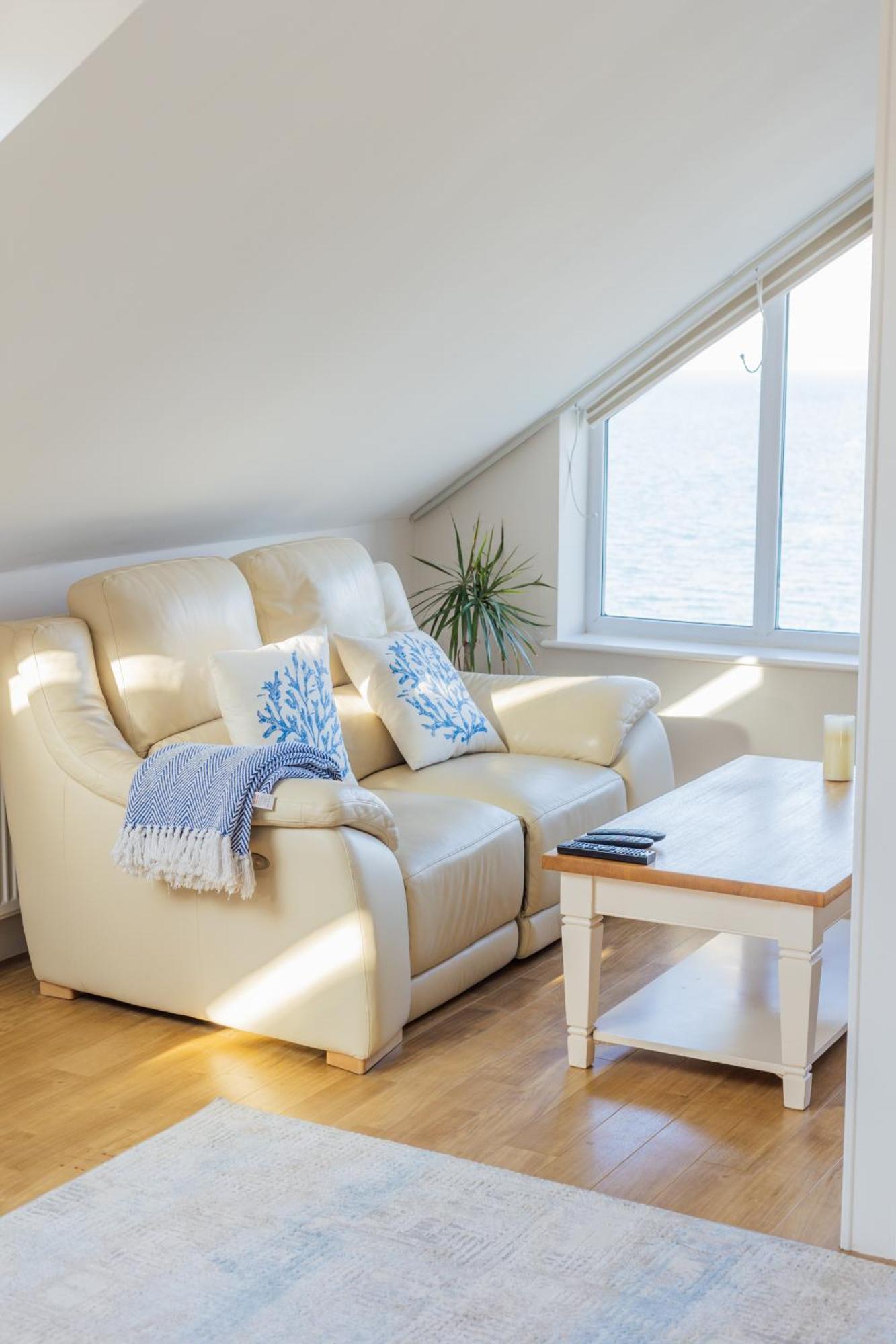 Carbis Bay - Luxury 3 Bed Penthouse Apartment With Sea Views Parking Sauna Balcony ภายนอก รูปภาพ